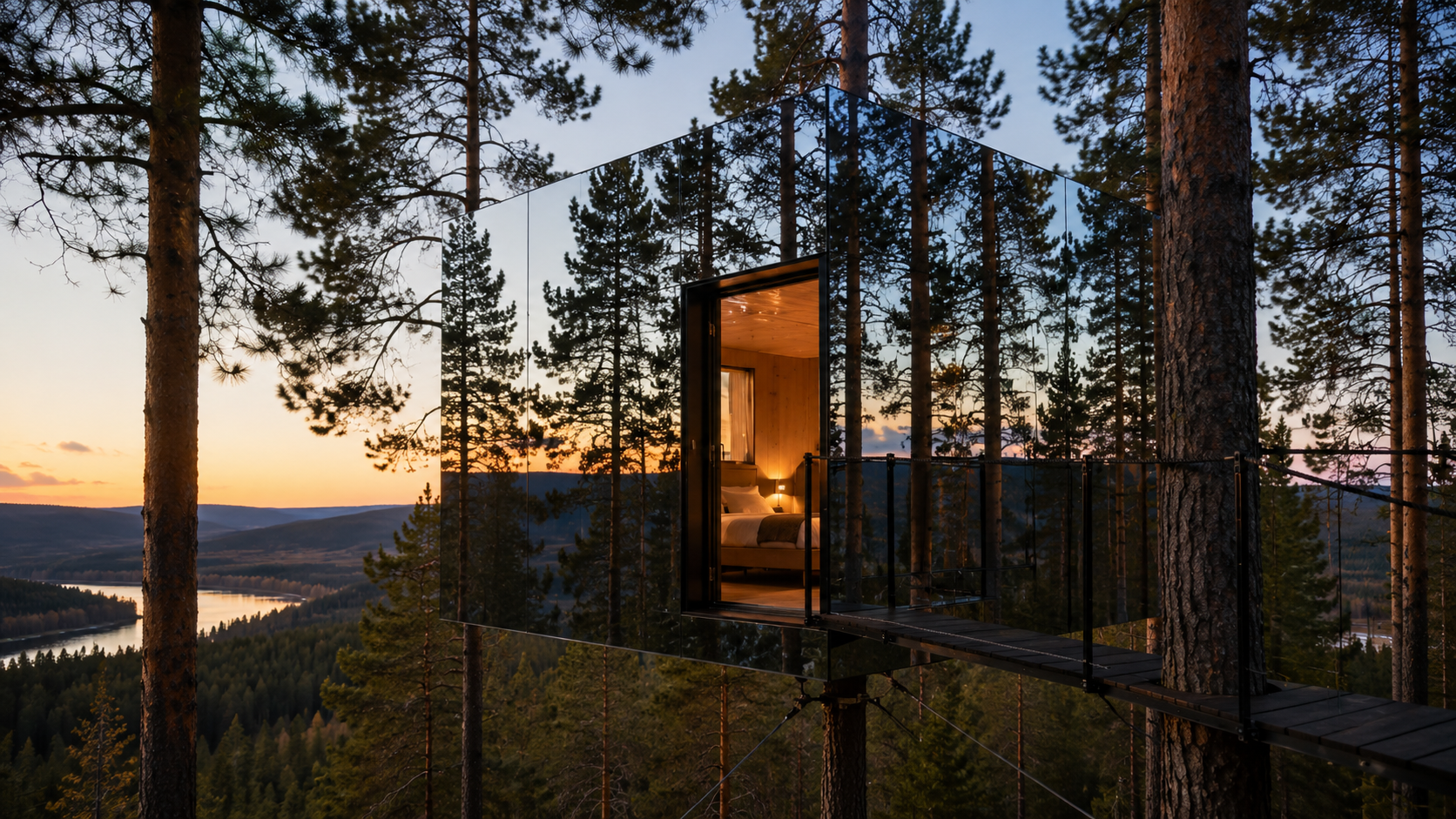 Treehotel: The Future Can Be a Mirror Cube in a Swedish Forest