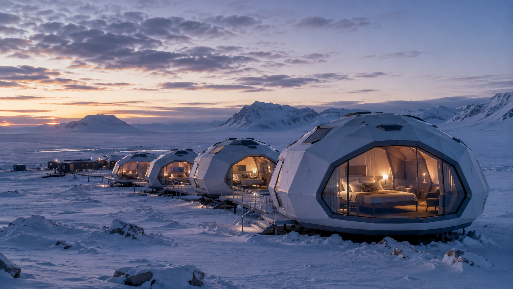 White Desert Echo Base: Antarctica Gets a Space-Age Hotel, Because Apparently Earth Was Not Remote Enough