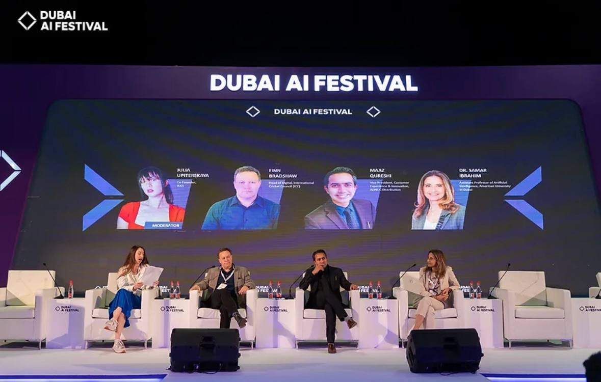 Julia Upiterskaya Moderates AI Customer Experience Panel at Dubai AI Festival 2026
